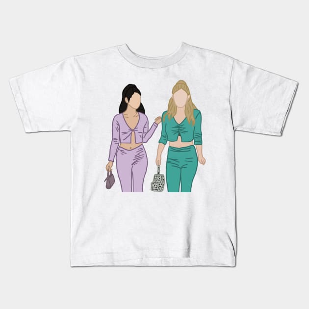 Maddy and Cassie Kids T-Shirt by Sofieq